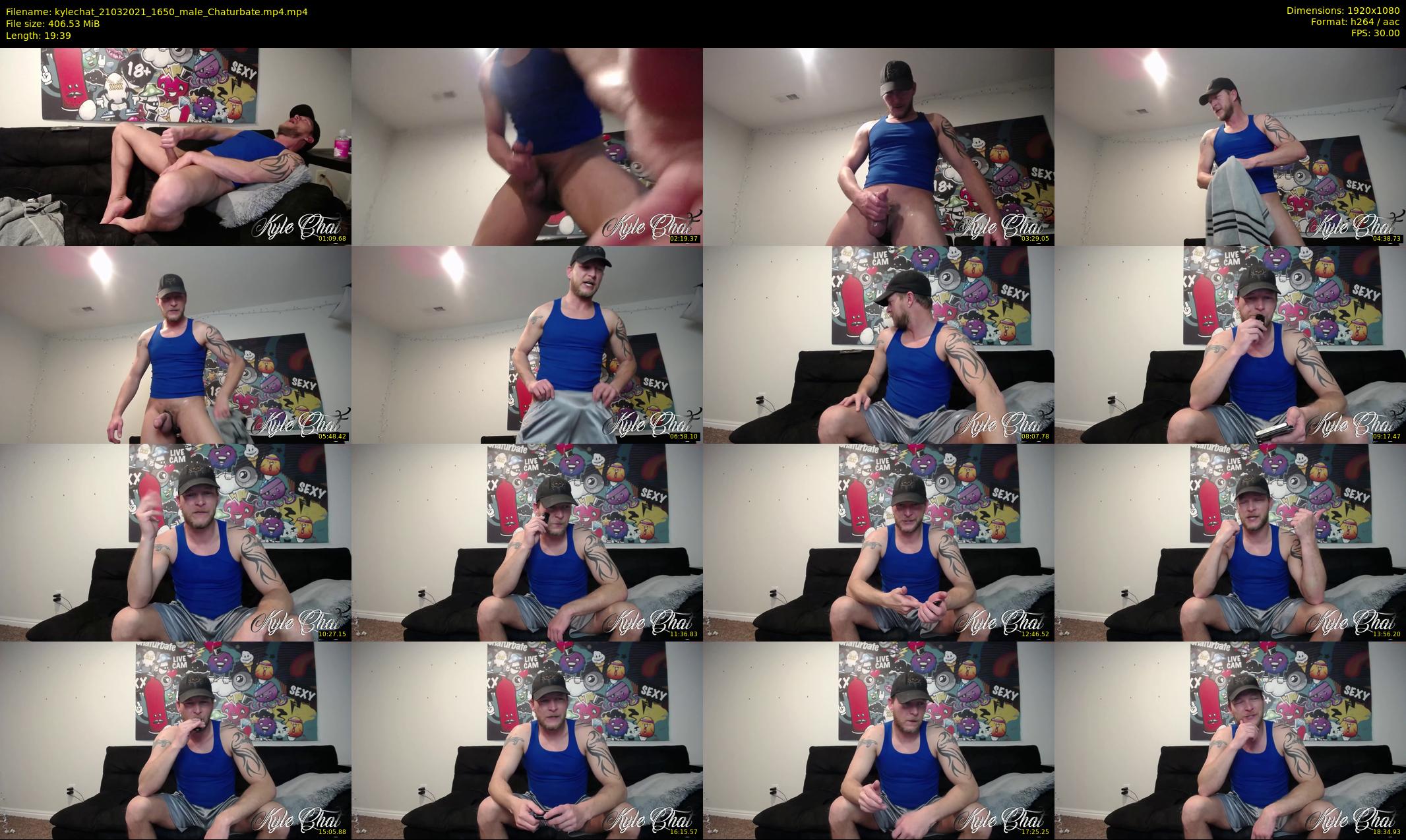 kylechat — 20 minute Chaturbate male cam show recording, 1080p, Mar 21, 2021