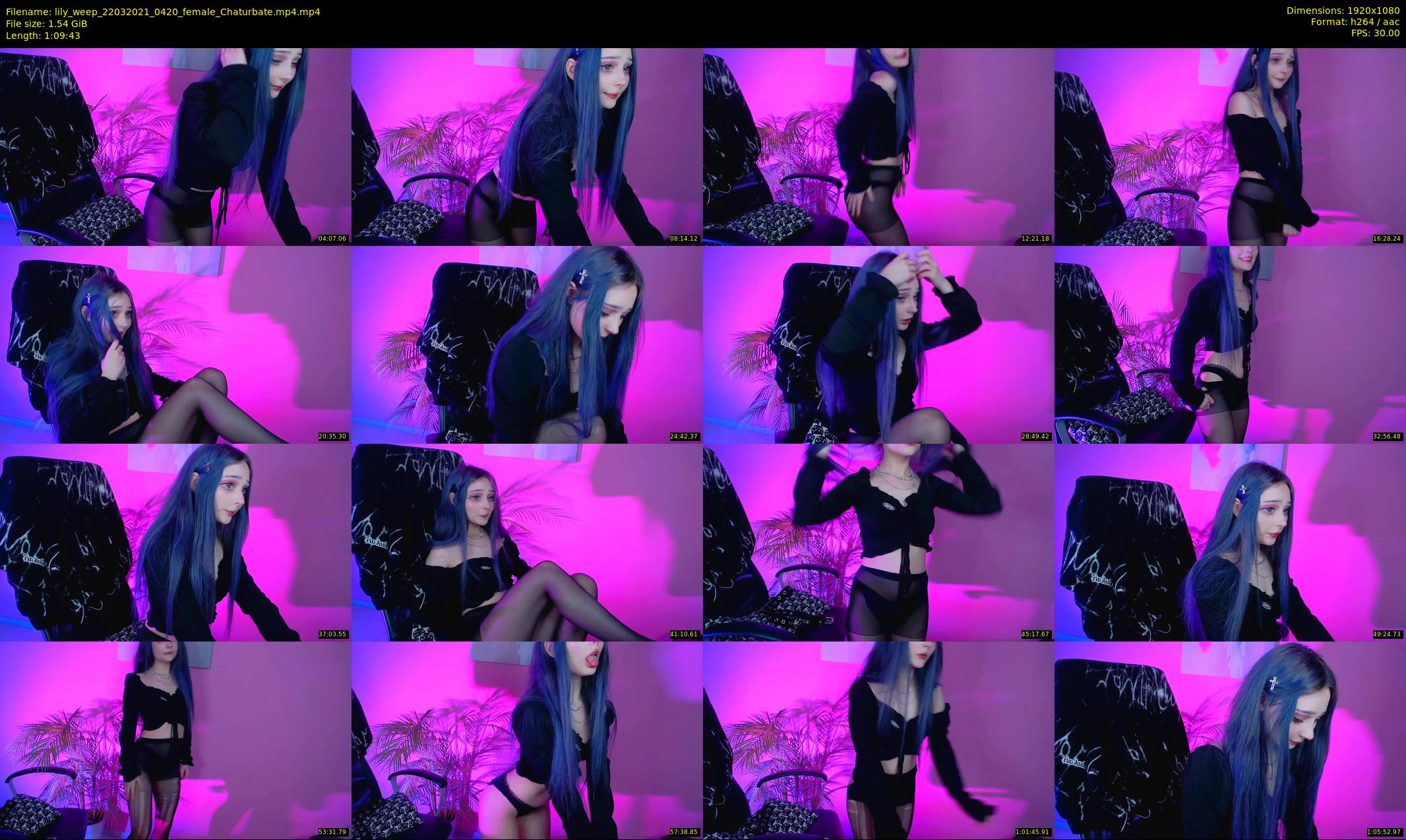 lily_weep — 70 minute Chaturbate female cam show recording, 1080p, Mar 22, 2021