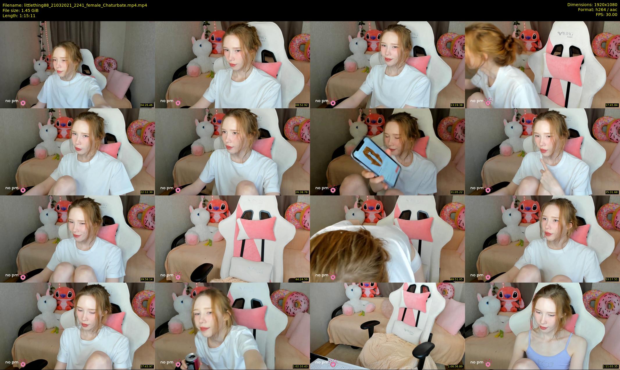 littlething88 — 76 minute Chaturbate female cam show recording, 1080p, Mar 21, 2021