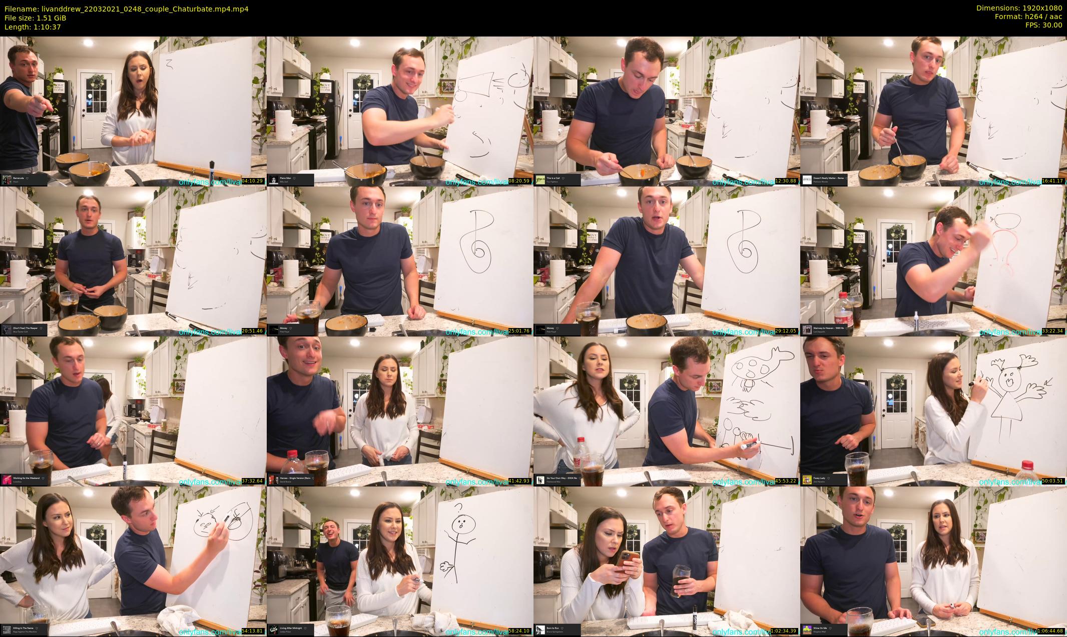 livanddrew — 71 minute Chaturbate couple cam show recording, 1080p, Mar 22, 2021