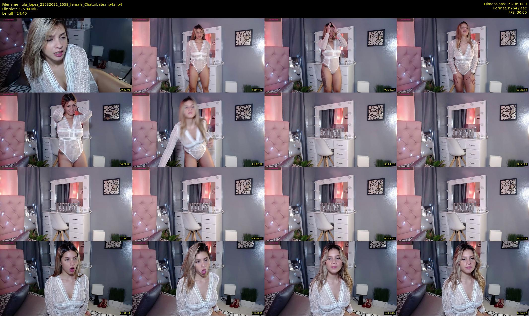 lulu_lopez — 15 minute Chaturbate female cam show recording, 1080p, Mar 21, 2021