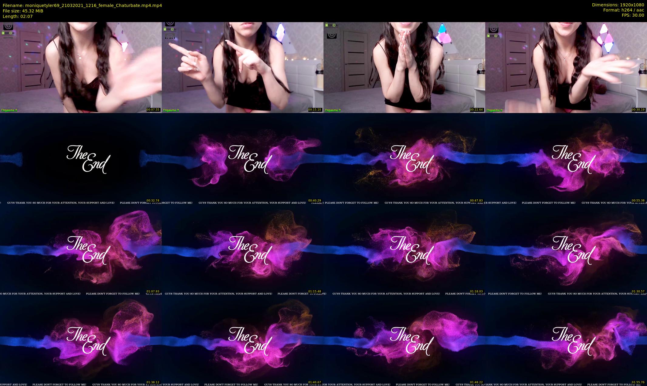 moniquetyler69 — 3 minute Chaturbate female cam show recording, 1080p, Mar 21, 2021