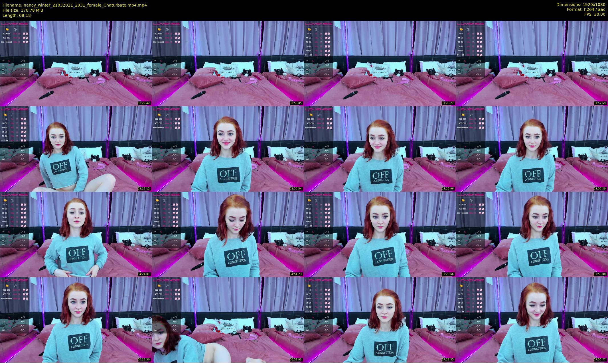 nancy_winter — 9 minute Chaturbate female cam show recording, 1080p, Mar 21, 2021