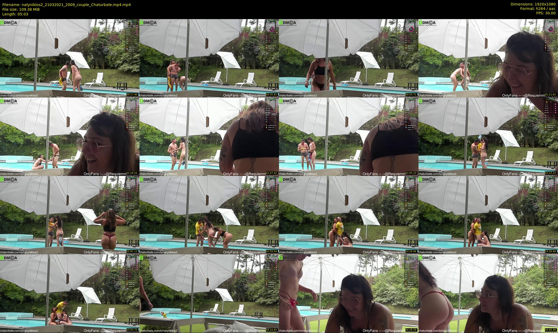natyniklos2 — 6 minute Chaturbate couple cam show recording, 1080p, Mar 21, 2021
