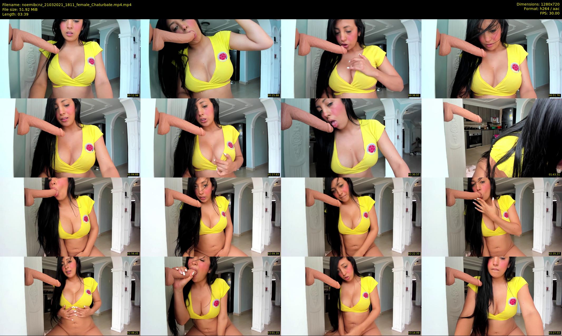 noemibcnz — 4 minute Chaturbate couple cam show recording, 720p, Mar 21, 2021