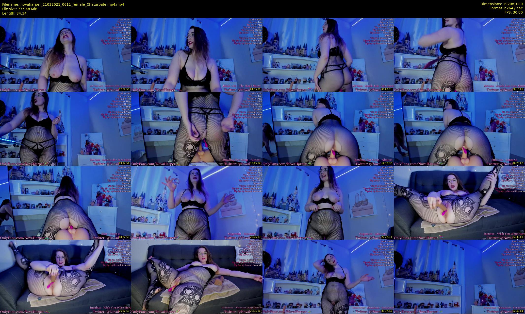 novaharper — 35 minute Chaturbate female cam show recording, 1080p, Mar 21, 2021