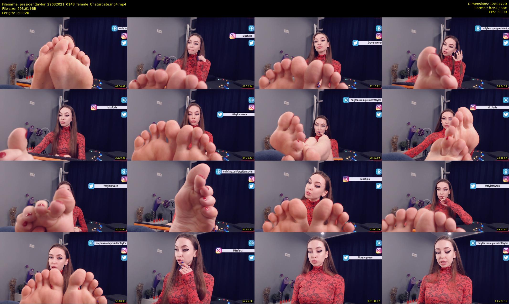 presidenttaylor — 70 minute Chaturbate female cam show recording, 720p, Mar 22, 2021