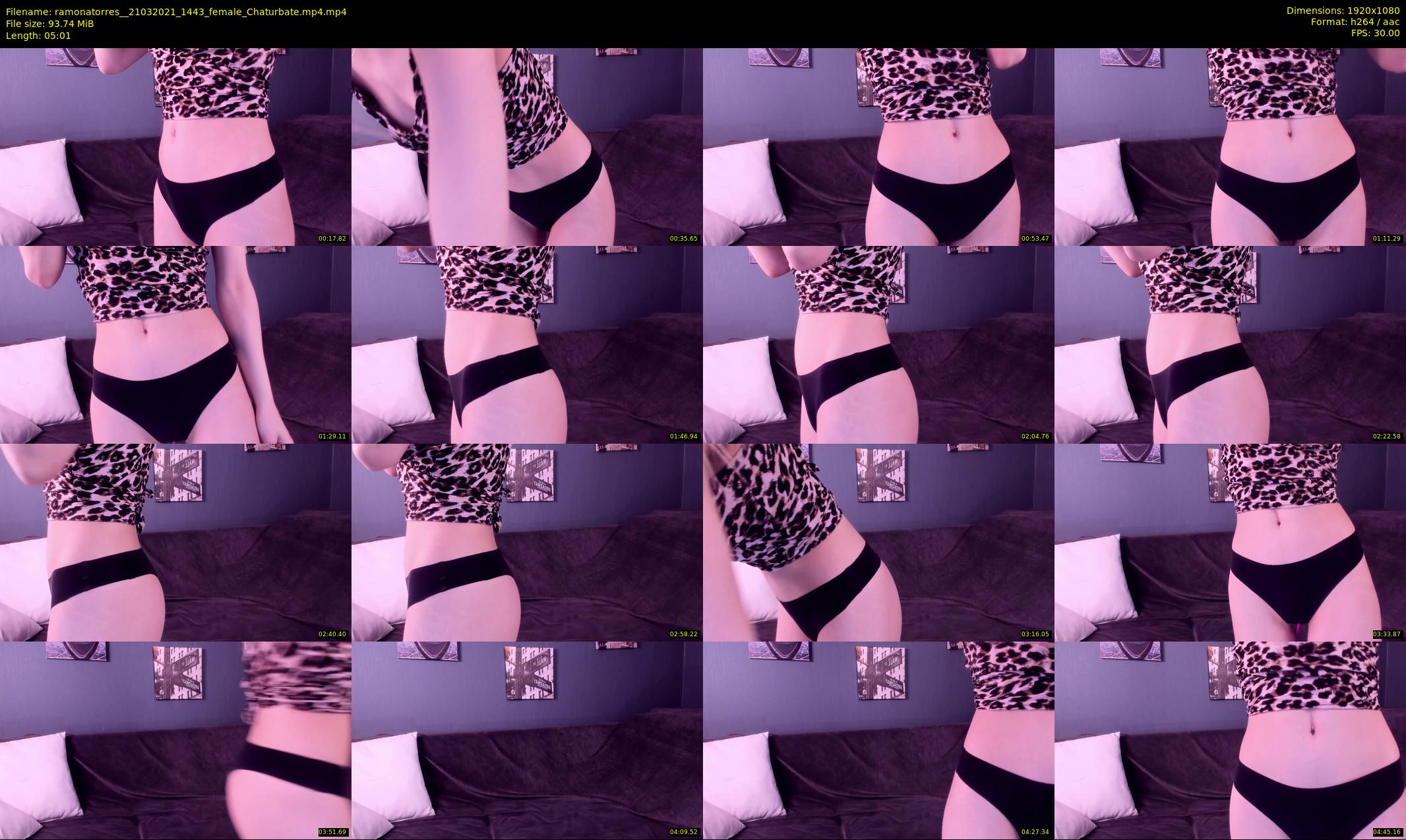 ramonatorres_ — 6 minute Chaturbate female cam show recording, 1080p, Mar 21, 2021