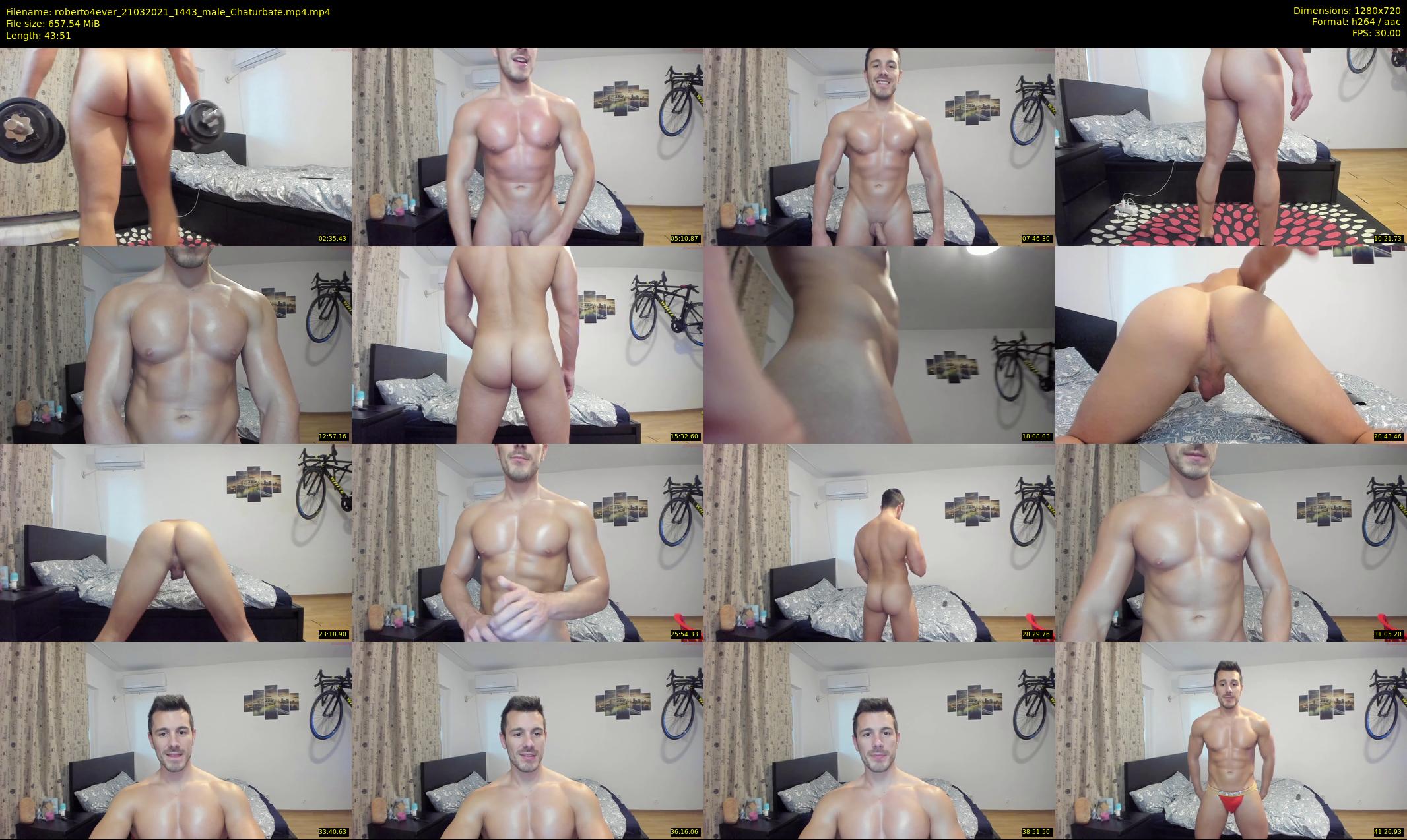 roberto4ever — 44 minute Chaturbate male cam show recording, 720p, Mar 21, 2021