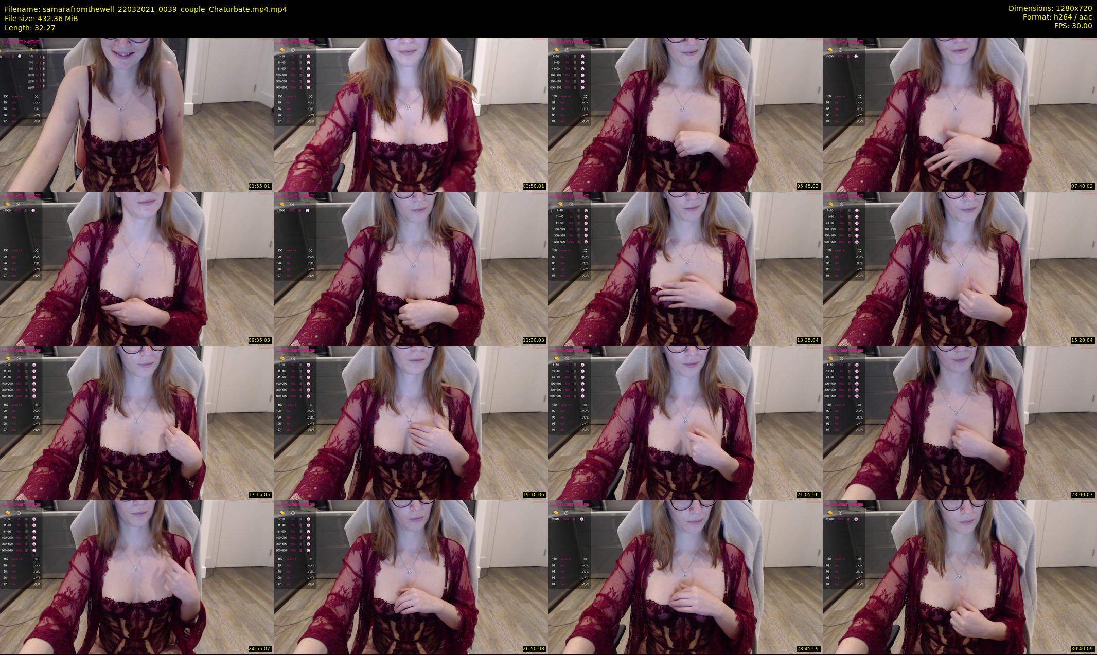 samarafromthewell — 33 minute Chaturbate female cam show recording, 720p, Mar 22, 2021