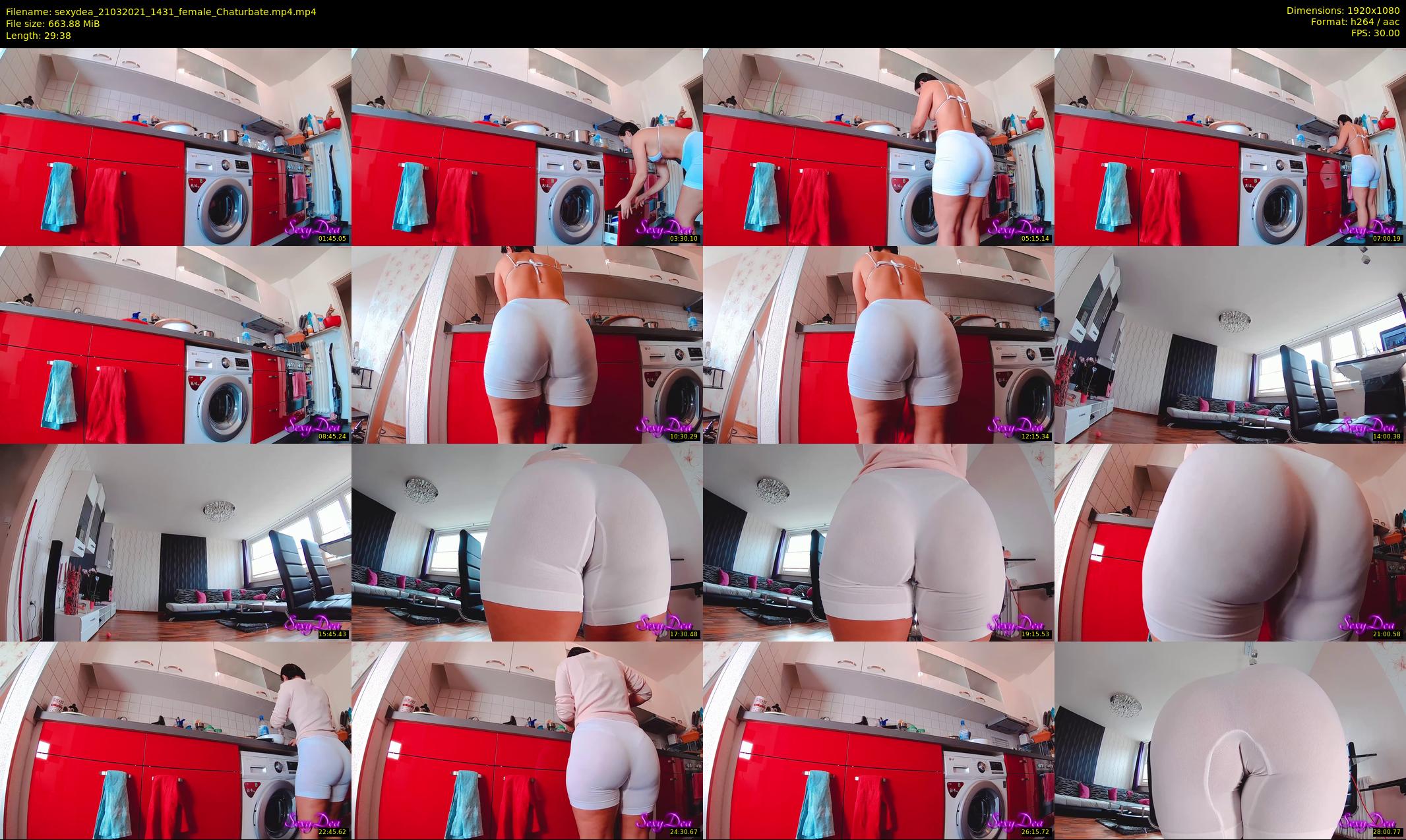 sexydea — 30 minute Chaturbate female cam show recording, 1080p, Mar 21, 2021