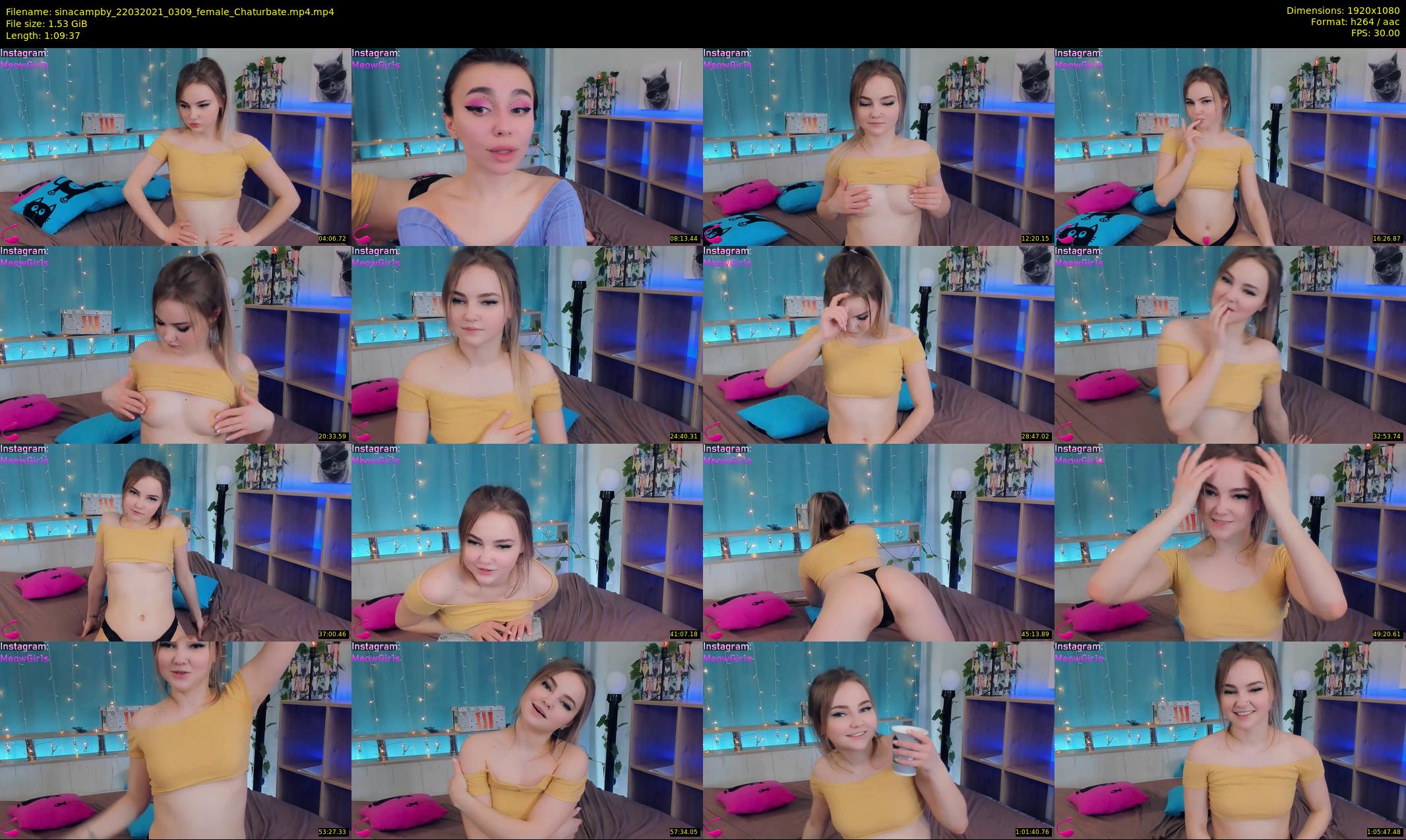 sinacampby — 70 minute Chaturbate couple cam show recording, 1080p, Mar 22, 2021