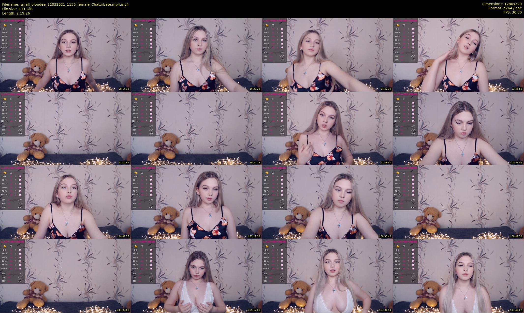 small_blondee — 140 minute Chaturbate female cam show recording, 720p, Mar 21, 2021
