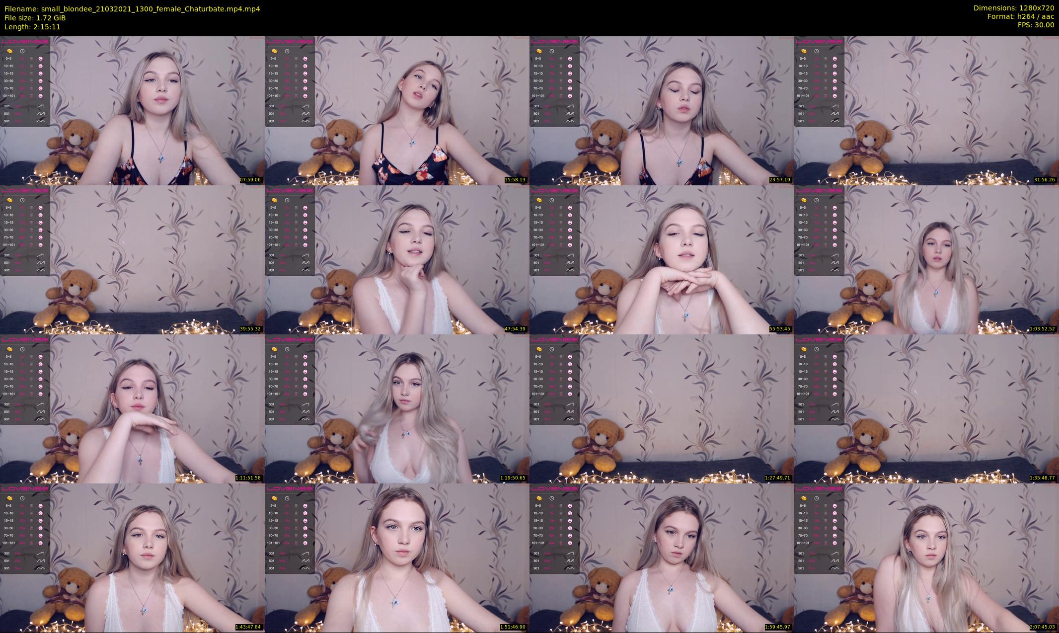 small_blondee — 136 minute Chaturbate female cam show recording, 720p, Mar 21, 2021