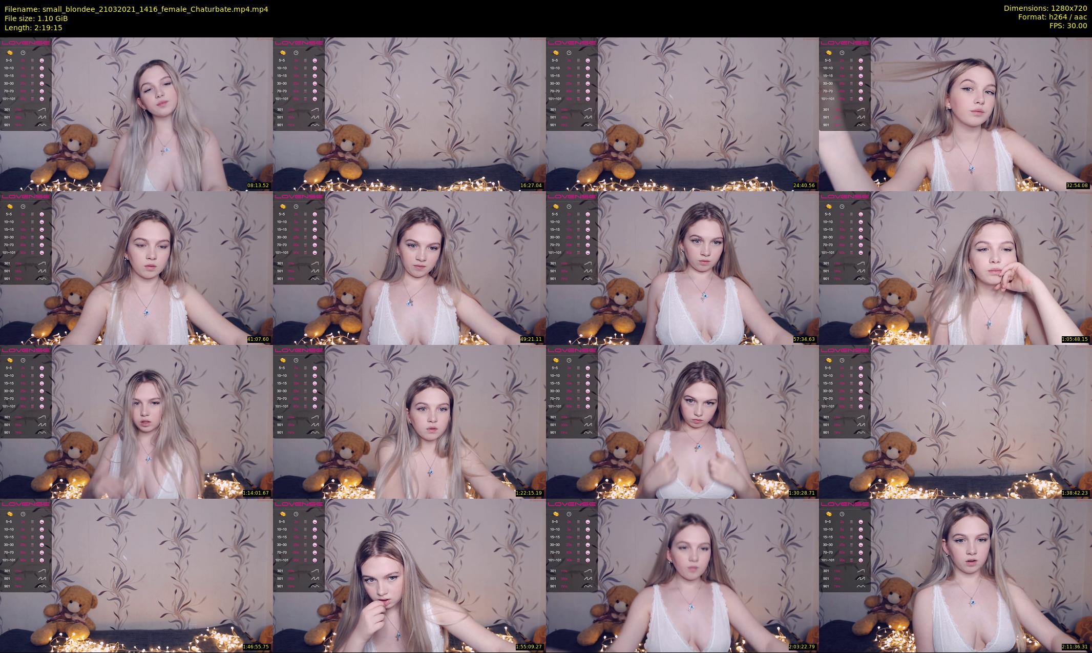 small_blondee — 140 minute Chaturbate female cam show recording, 720p, Mar 21, 2021