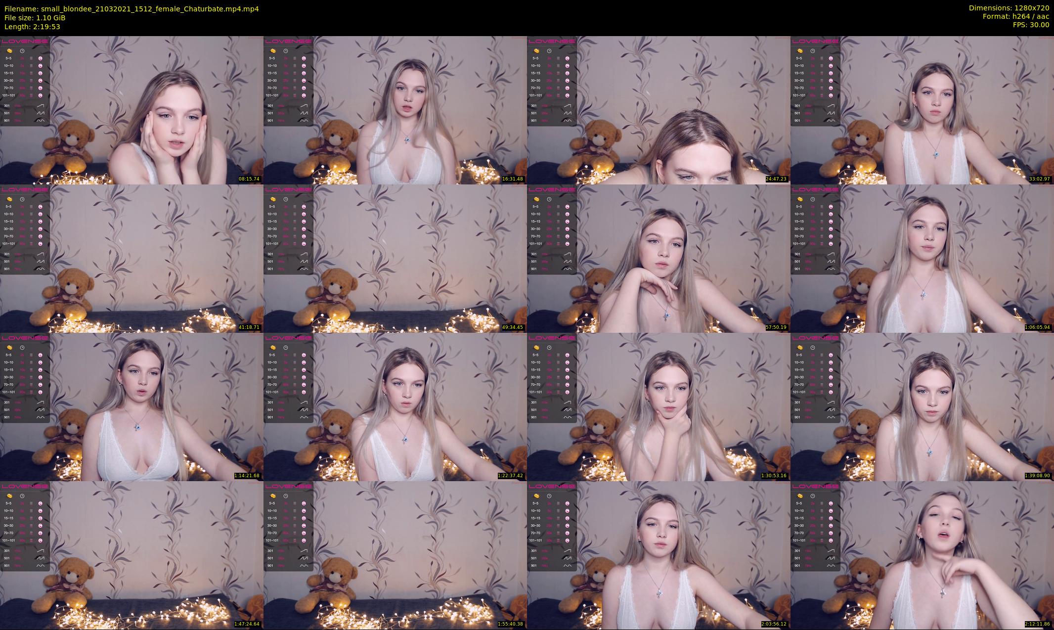 small_blondee — 140 minute Chaturbate female cam show recording, 720p, Mar 21, 2021