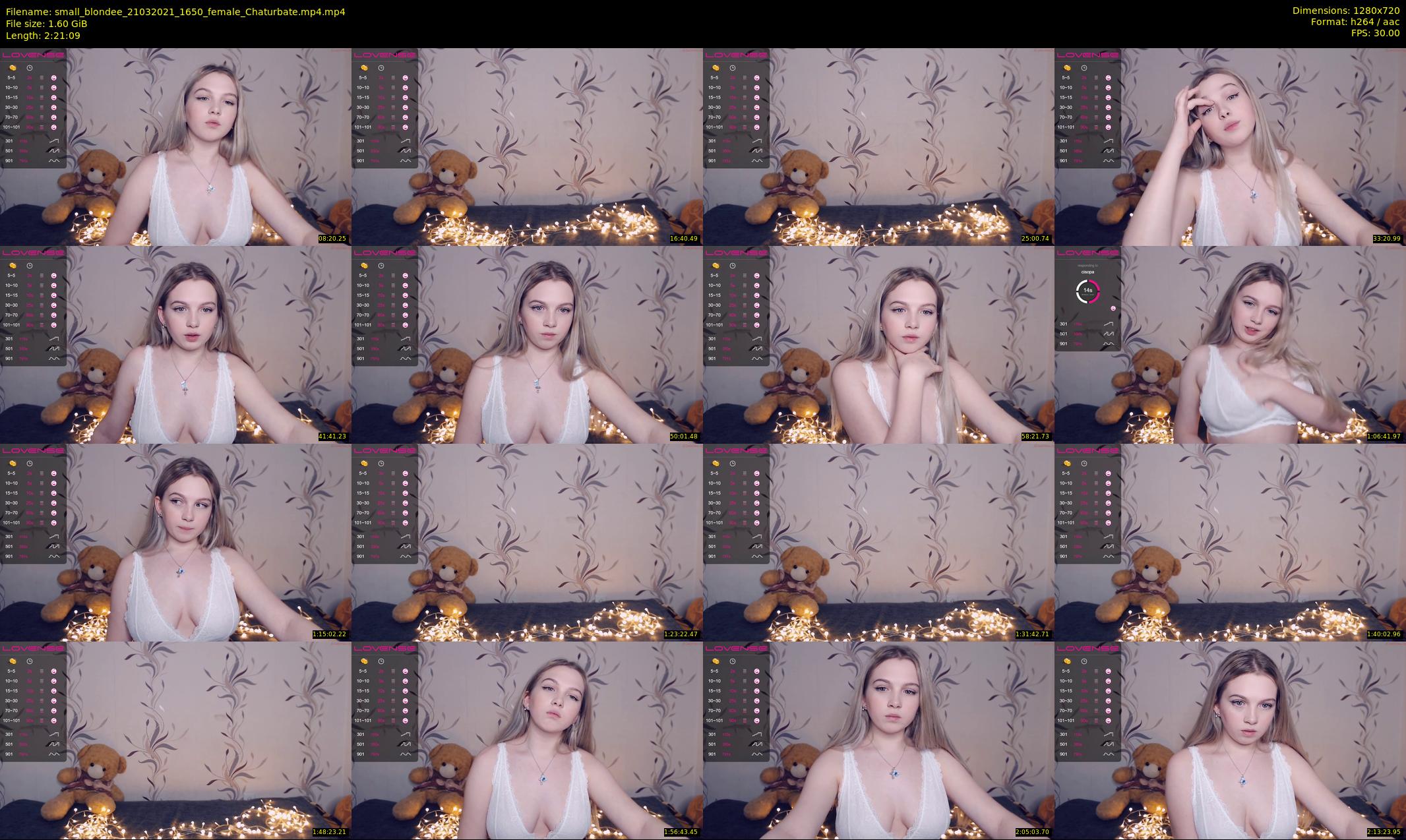 small_blondee — 142 minute Chaturbate female cam show recording, 720p, Mar 21, 2021