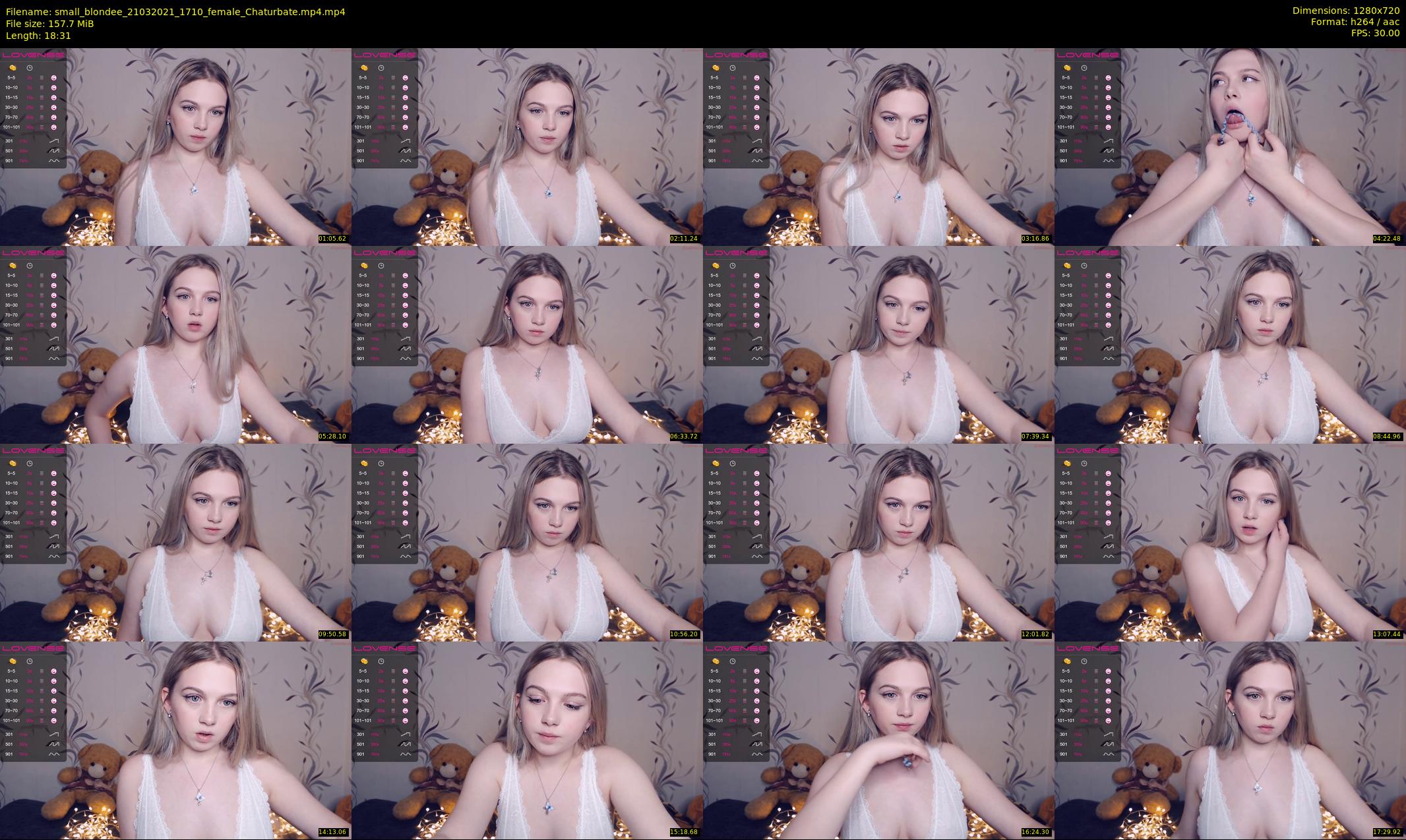 small_blondee — 19 minute Chaturbate female cam show recording, 720p, Mar 21, 2021