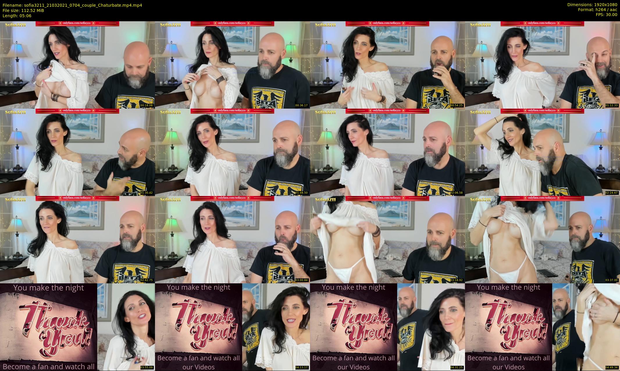 sofia3211 — 6 minute Chaturbate couple cam show recording, 1080p, Mar 21, 2021
