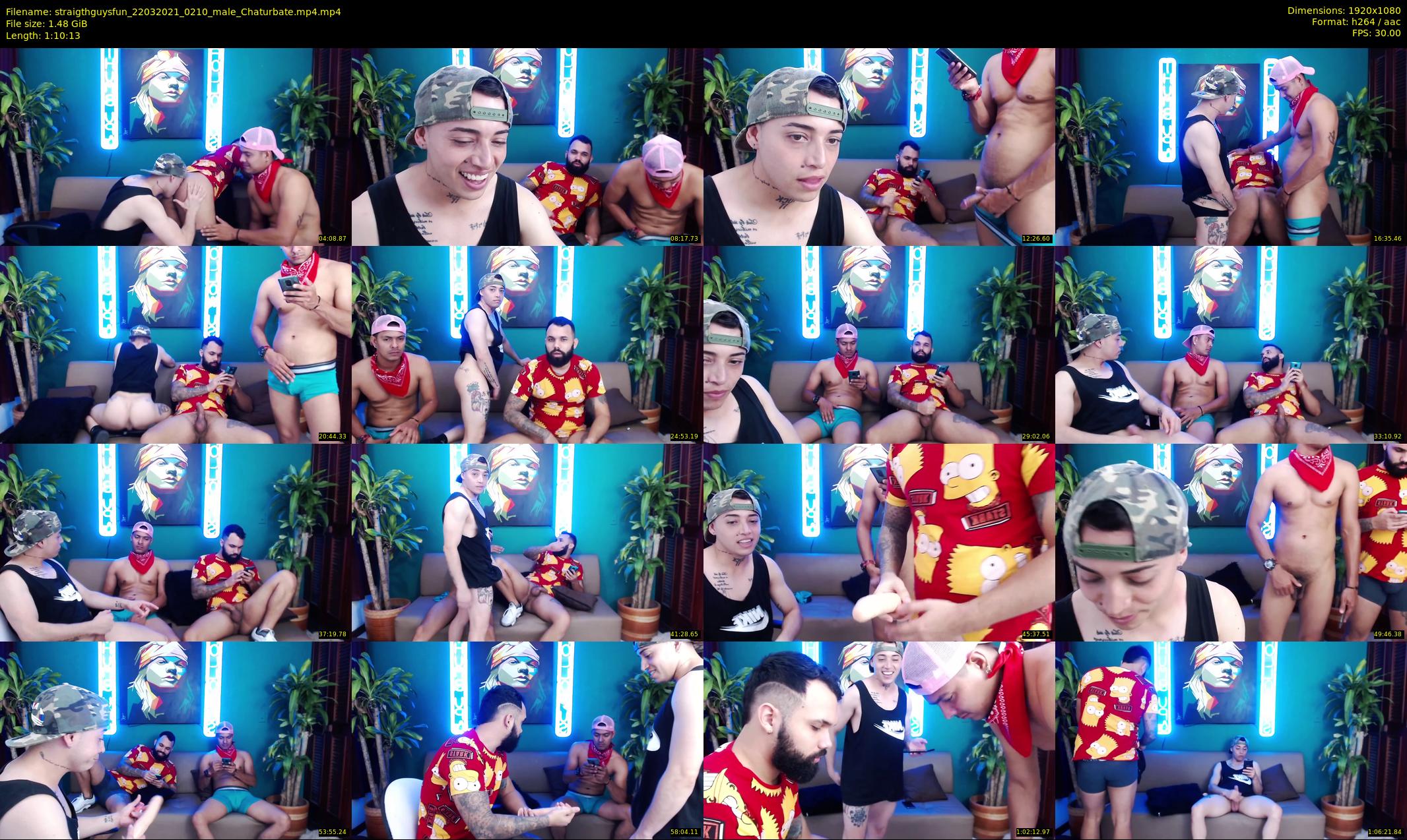 straigthguysfun — 71 minute Chaturbate male cam show recording, 1080p, Mar 22, 2021