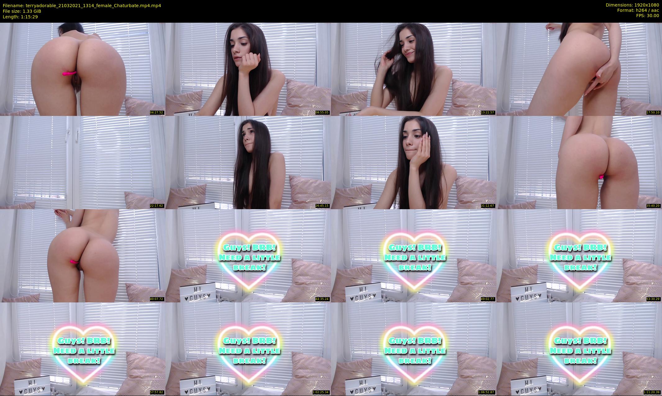 terryadorable — 76 minute Chaturbate female cam show recording, 1080p, Mar 21, 2021