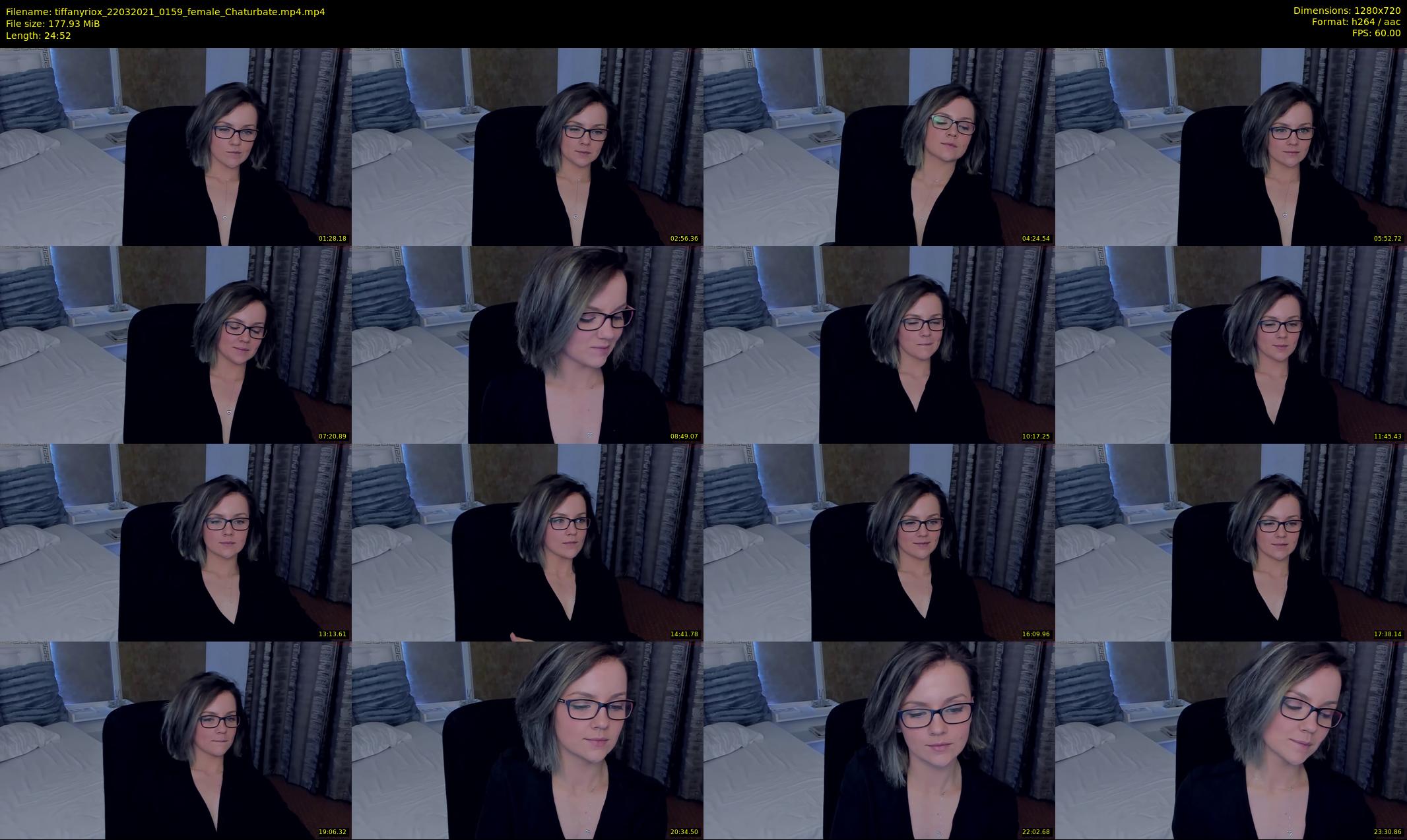 tiffanyriox — 25 minute Chaturbate female cam show recording, 720p, Mar 22, 2021