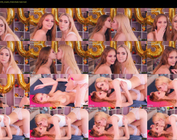unicorngirls — 8 minute Chaturbate couple cam show recording, 1080p, Mar 21, 2021