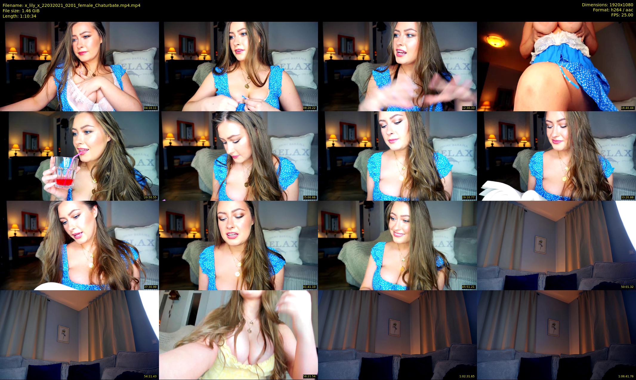 x_lily_x — 71 minute Chaturbate female cam show recording, 1080p, Mar 22, 2021