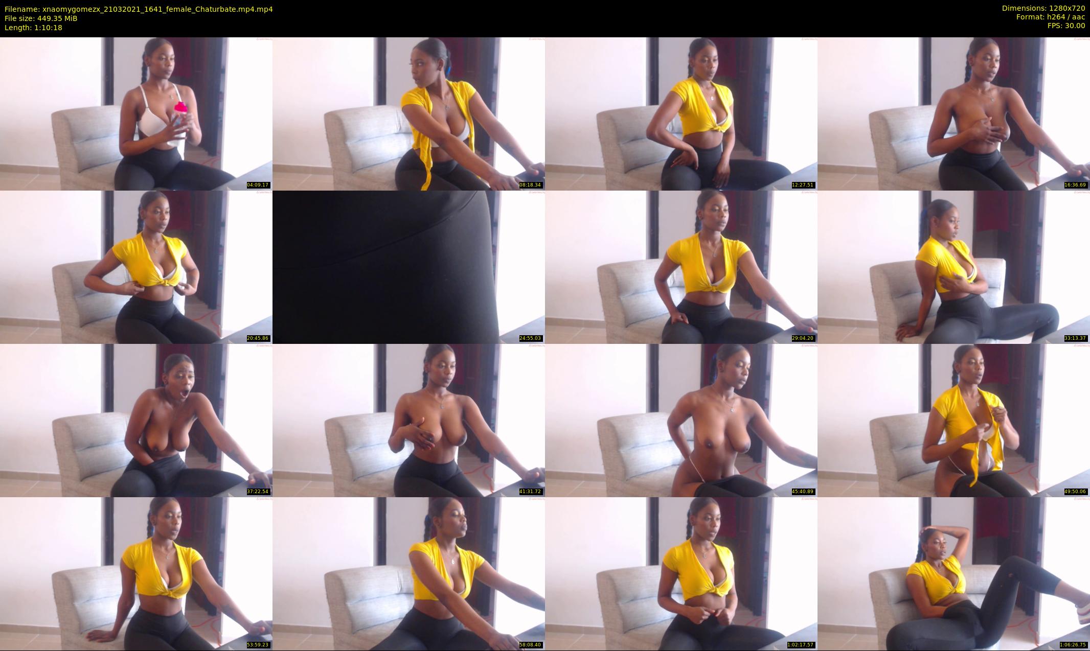 xnaomygomezx — 71 minute Chaturbate female cam show recording, 720p, Mar 21, 2021