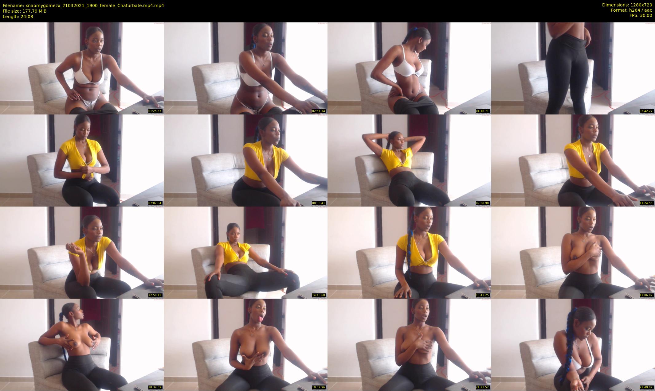 xnaomygomezx — 25 minute Chaturbate female cam show recording, 720p, Mar 21, 2021