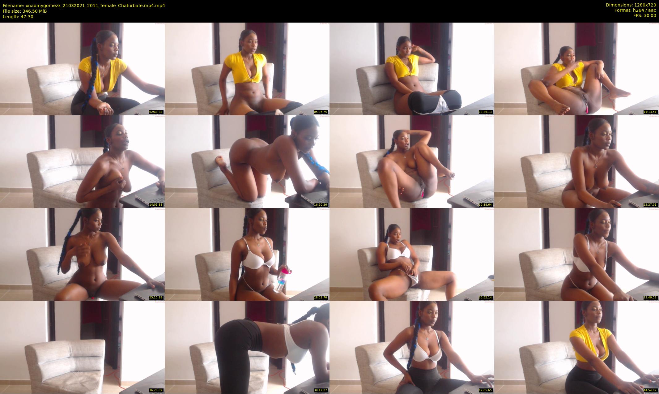 xnaomygomezx — 48 minute Chaturbate female cam show recording, 720p, Mar 21, 2021