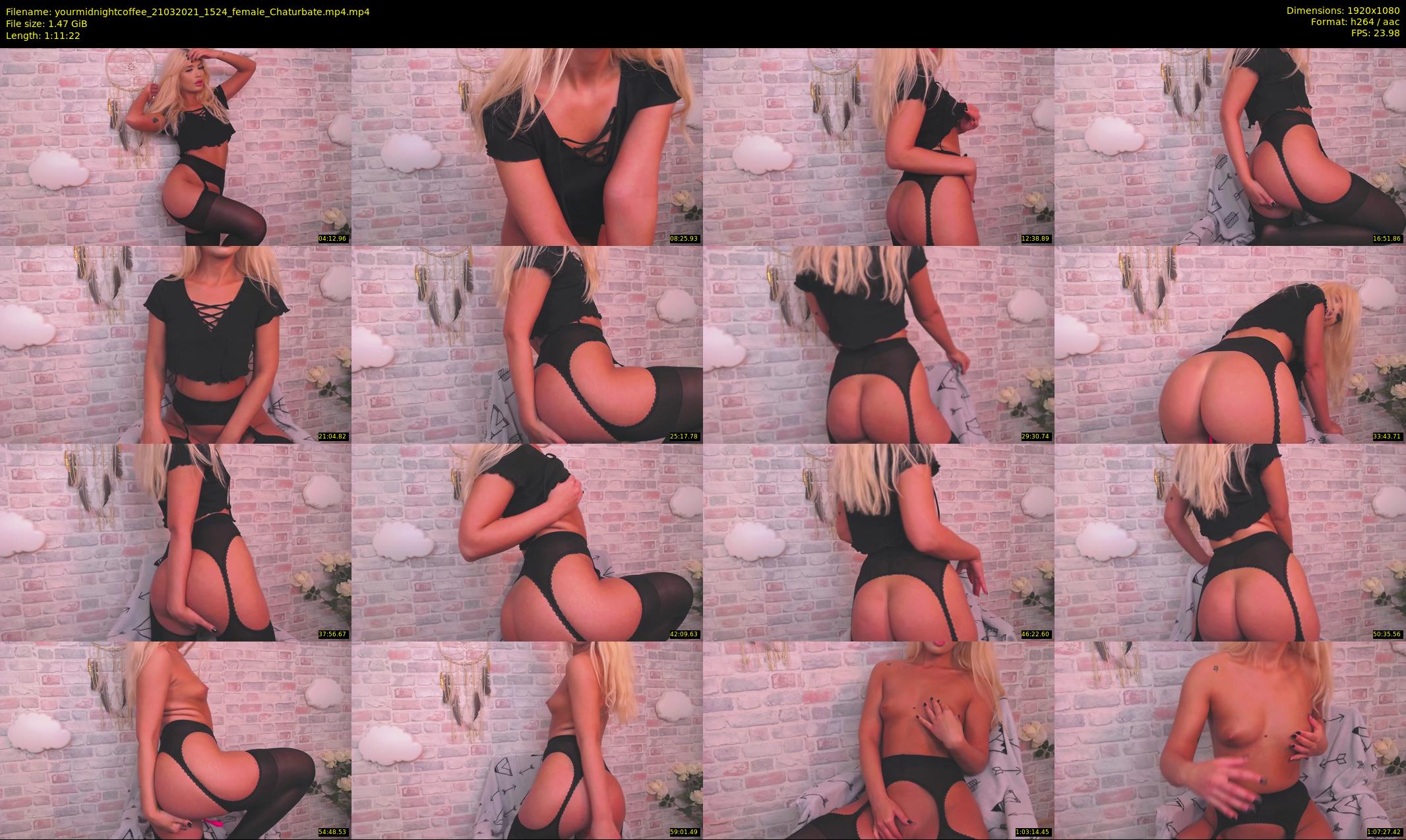 yourmidnightcoffee — 72 minute Chaturbate female cam show recording, 1080p, Mar 21, 2021
