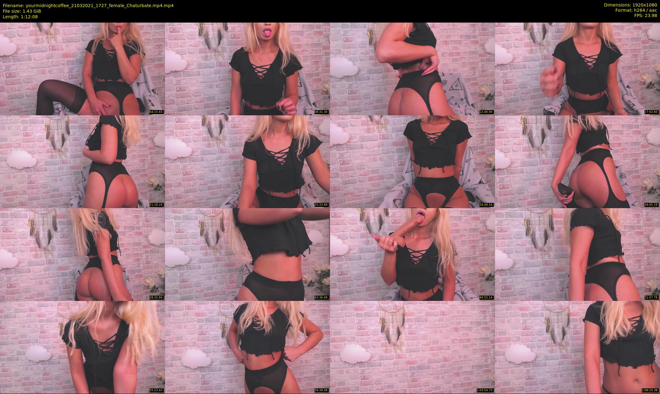 yourmidnightcoffee — 73 minute Chaturbate female cam show recording, 1080p, Mar 21, 2021