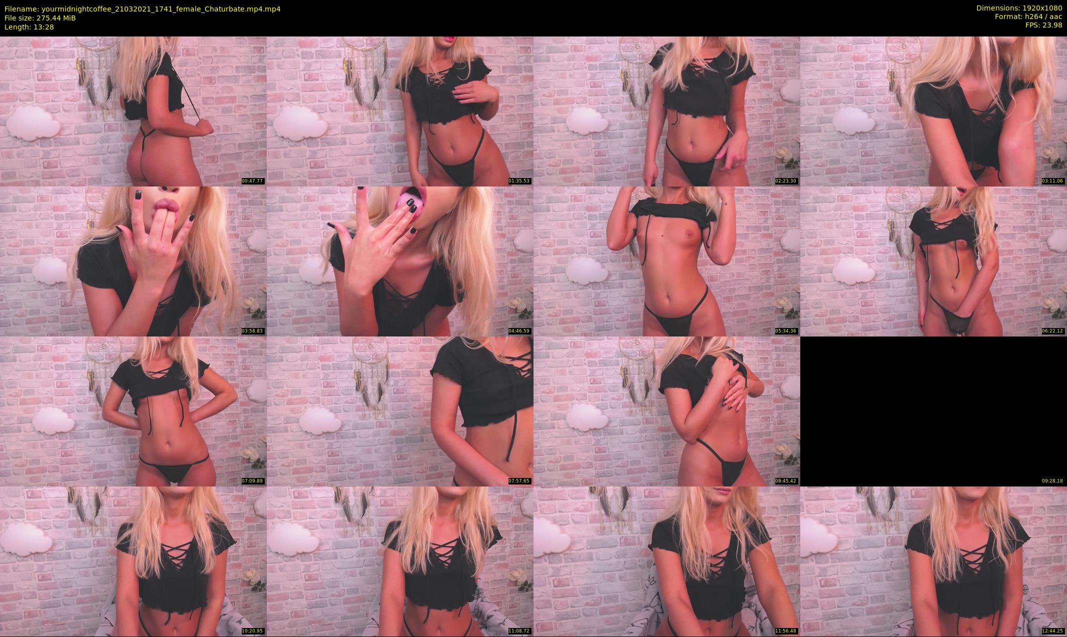 yourmidnightcoffee — 14 minute Chaturbate female cam show recording, 1080p, Mar 21, 2021