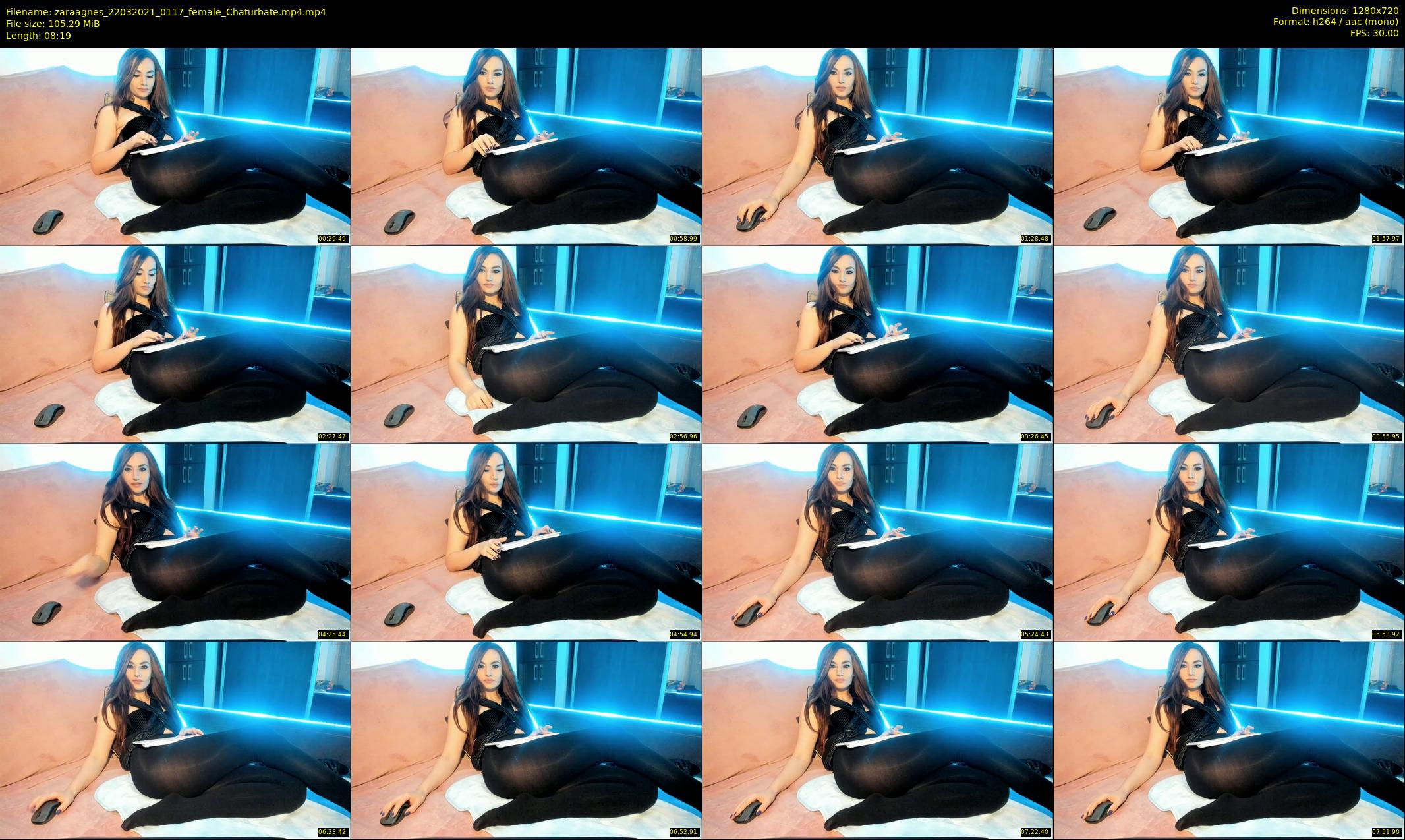 zaraagnes — 9 minute Chaturbate female cam show recording, 720p, Mar 22, 2021