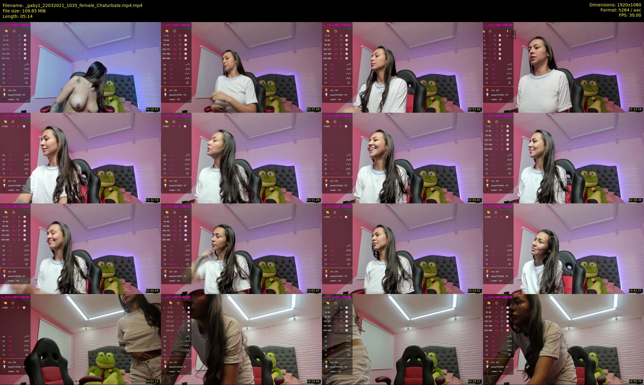 _gaby1 — 6 minute Chaturbate female cam show recording, 1080p, Mar 22, 2021