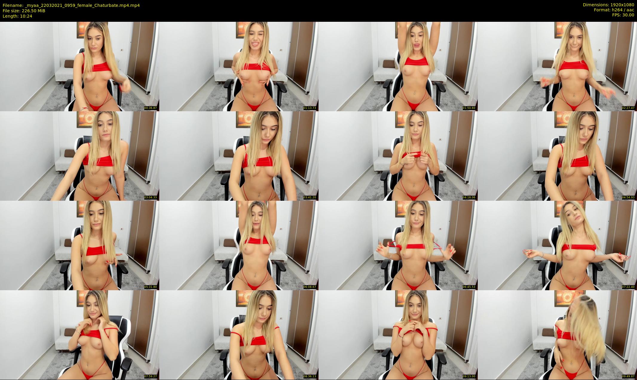 _myaa — 11 minute Chaturbate female cam show recording, 1080p, Mar 22, 2021