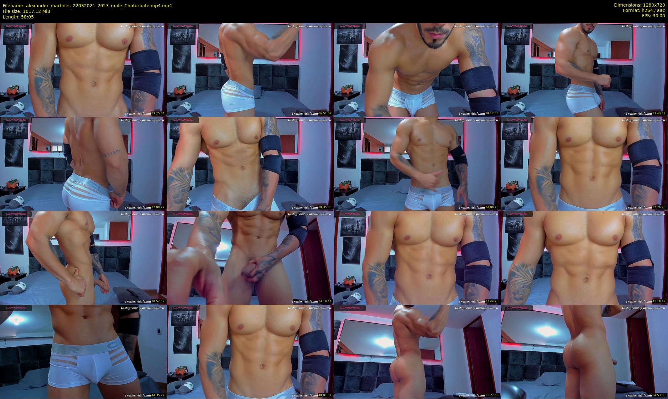 alexander_martines — 59 minute Chaturbate male cam show recording, 720p, Mar 22, 2021