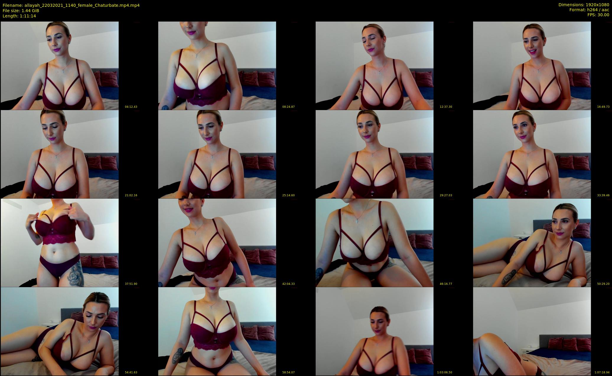 allayah — 72 minute Chaturbate female cam show recording, 1080p, Mar 22, 2021