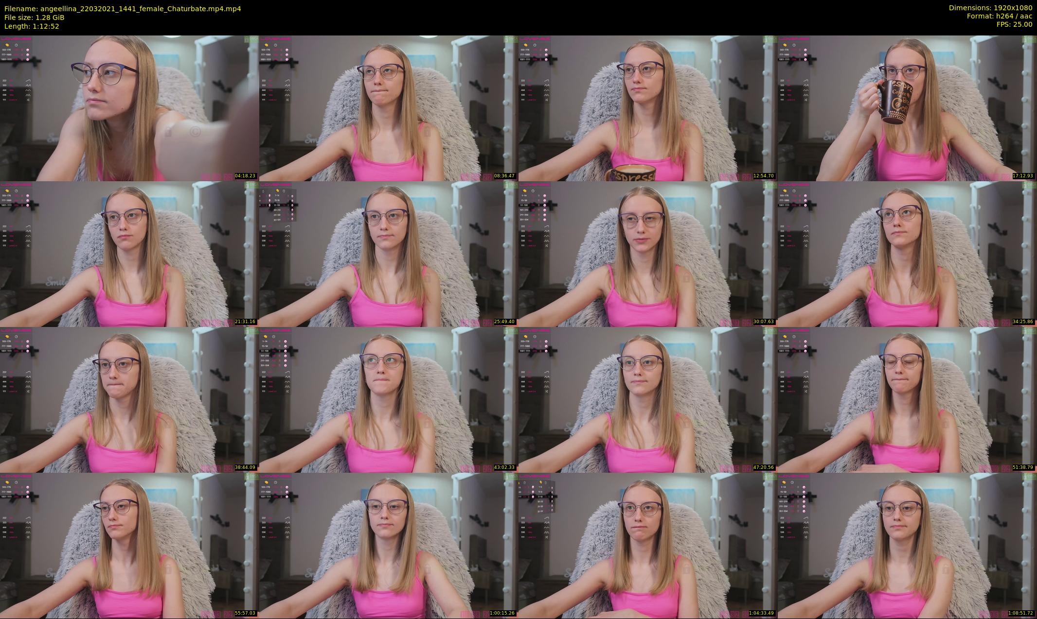 angeellina — 73 minute Chaturbate female cam show recording, 1080p, Mar 22, 2021