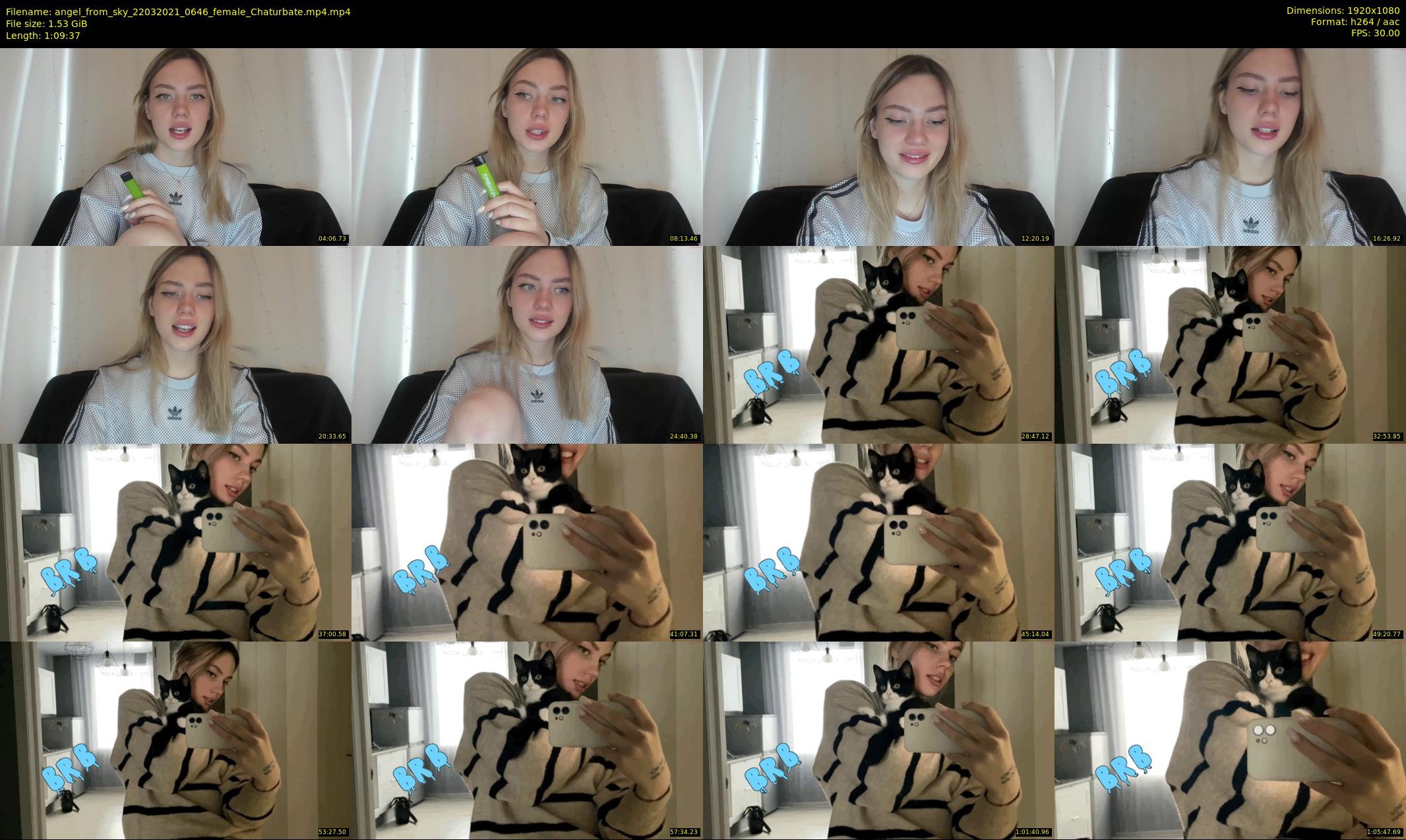 angel_from_sky — 70 minute Chaturbate female cam show recording, 1080p, Mar 22, 2021