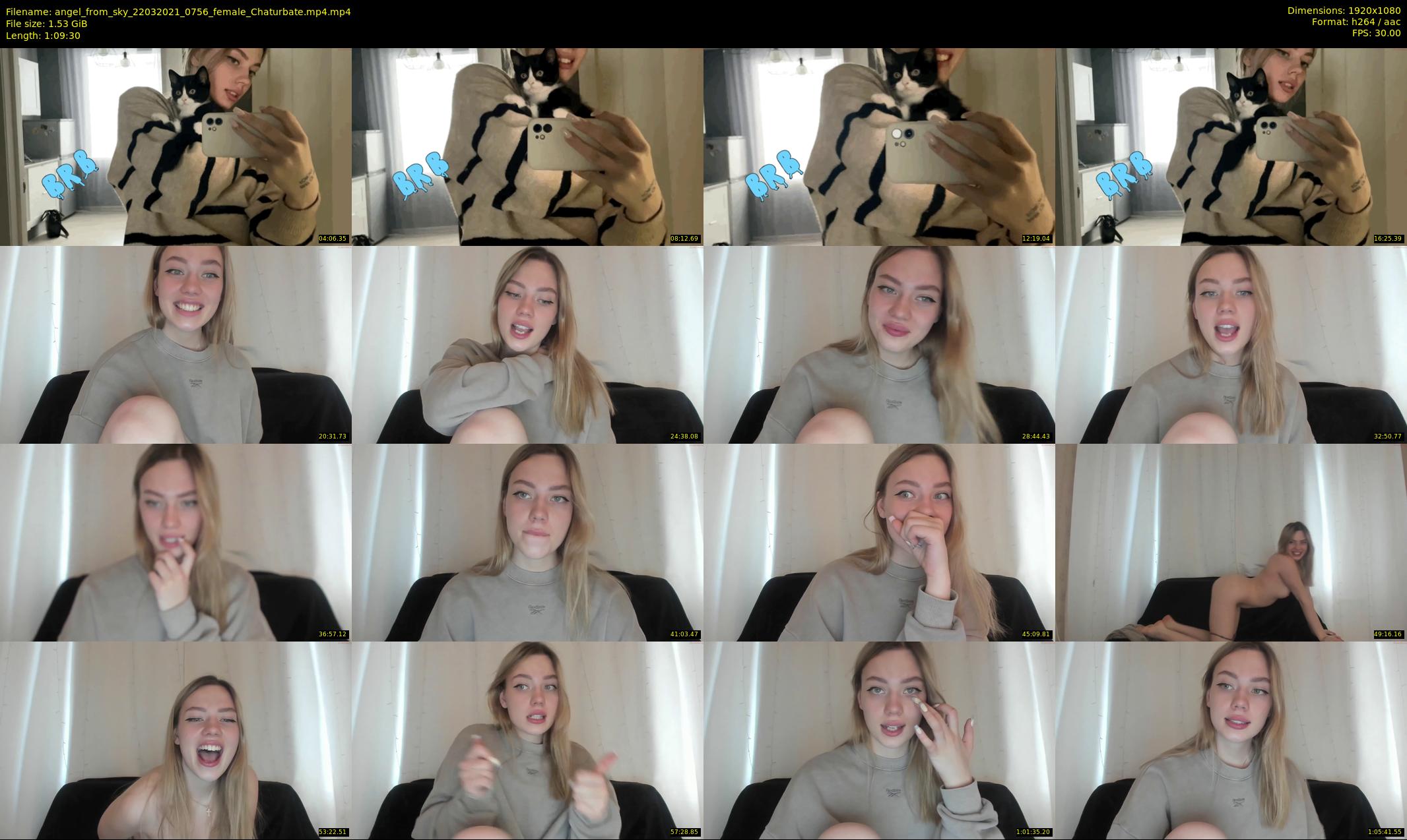 angel_from_sky — 70 minute Chaturbate female cam show recording, 1080p, Mar 22, 2021