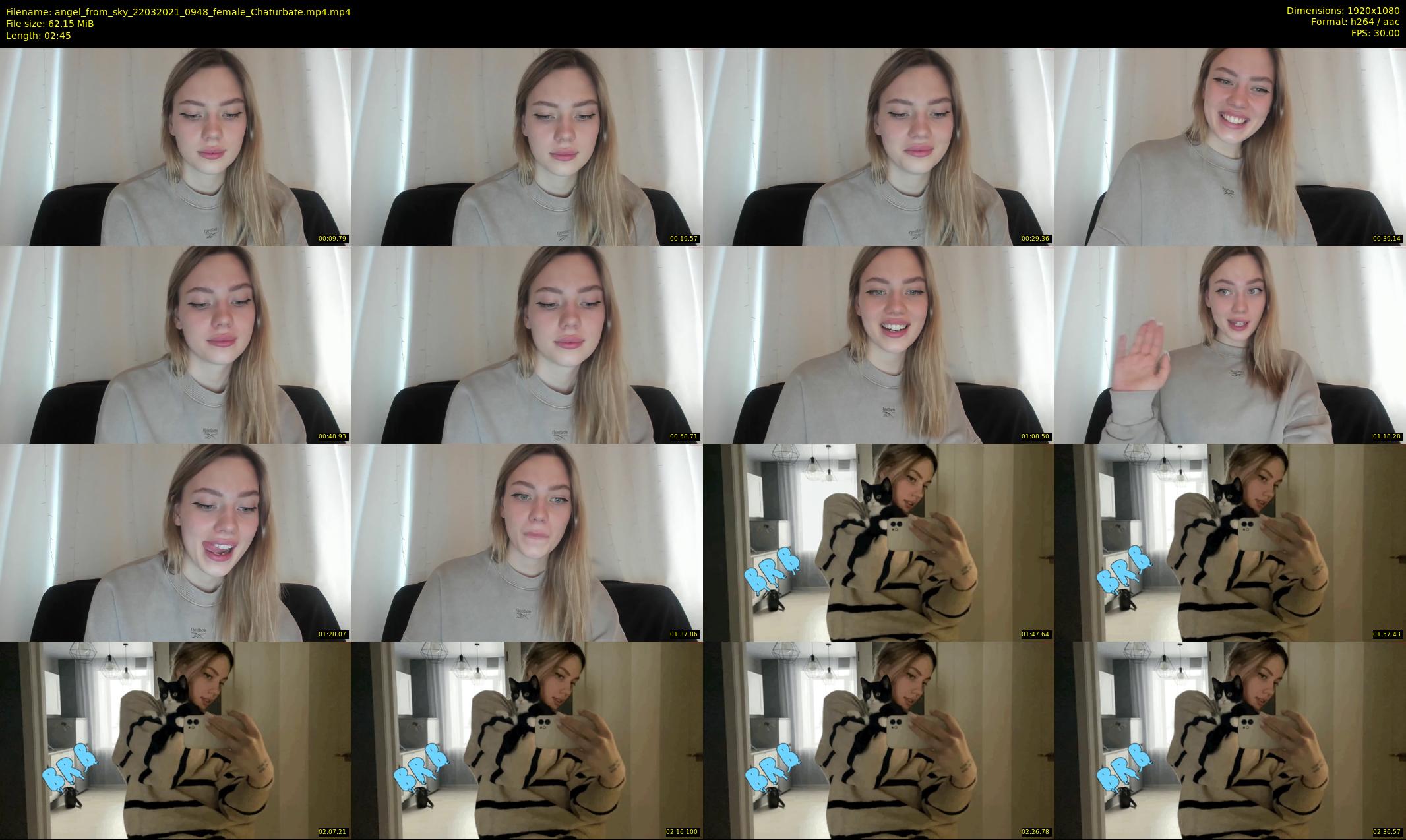 angel_from_sky — 3 minute Chaturbate female cam show recording, 1080p, Mar 22, 2021