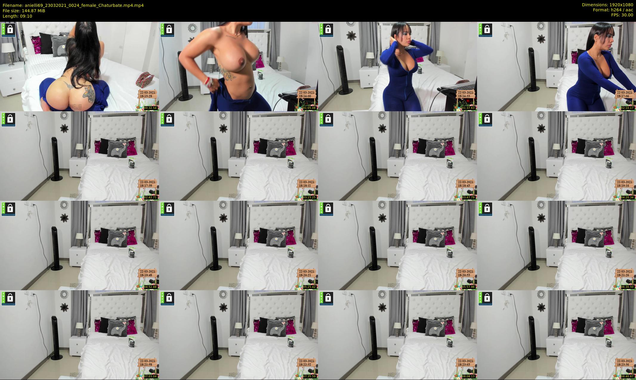 anielli69 — 10 minute Chaturbate female cam show recording, 1080p, Mar 23, 2021