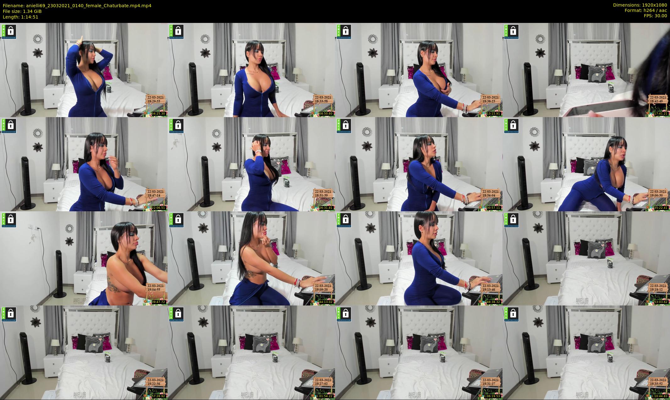 anielli69 — 75 minute Chaturbate female cam show recording, 1080p, Mar 23, 2021
