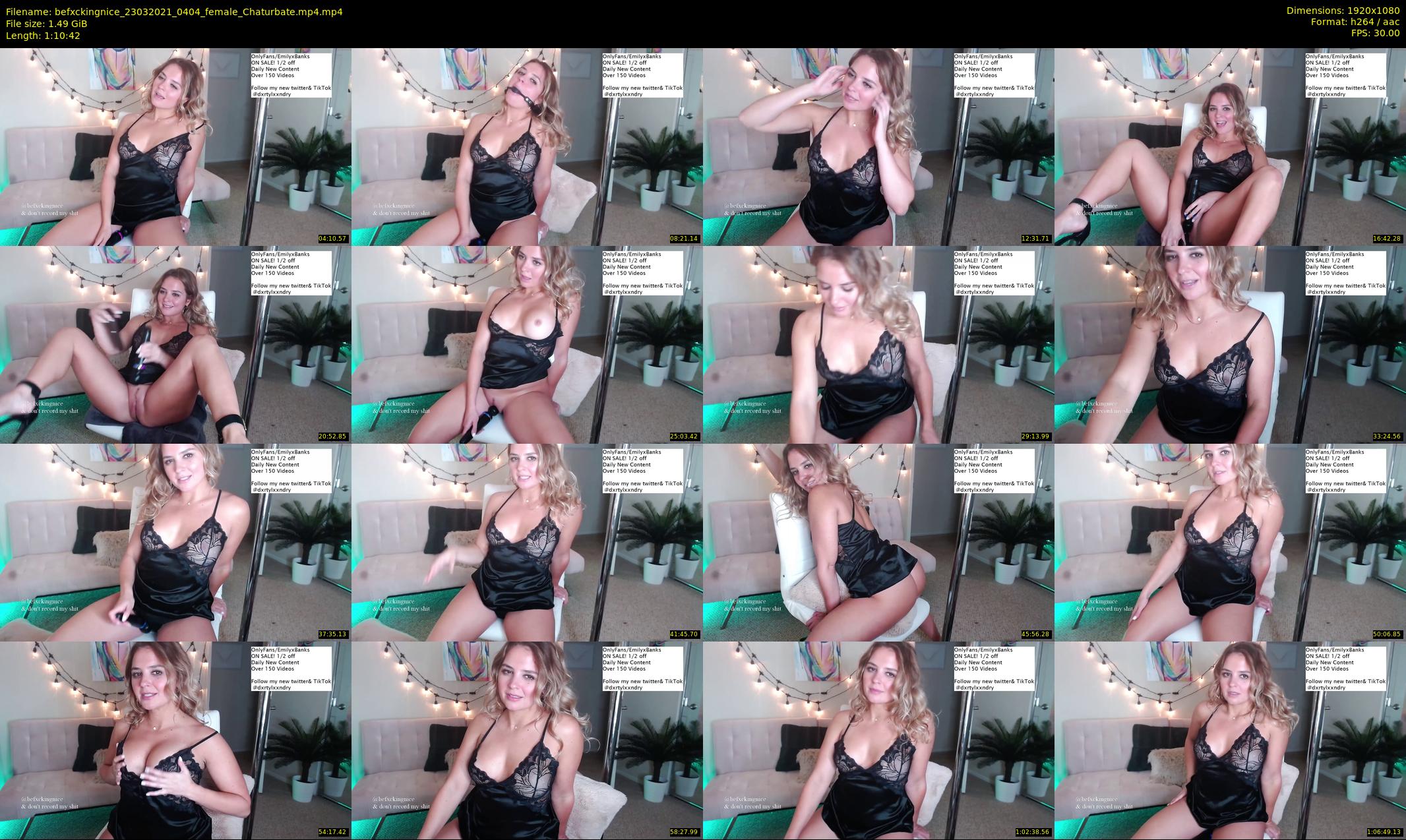 befxckingnice — 71 minute Chaturbate female cam show recording, 1080p, Mar 23, 2021