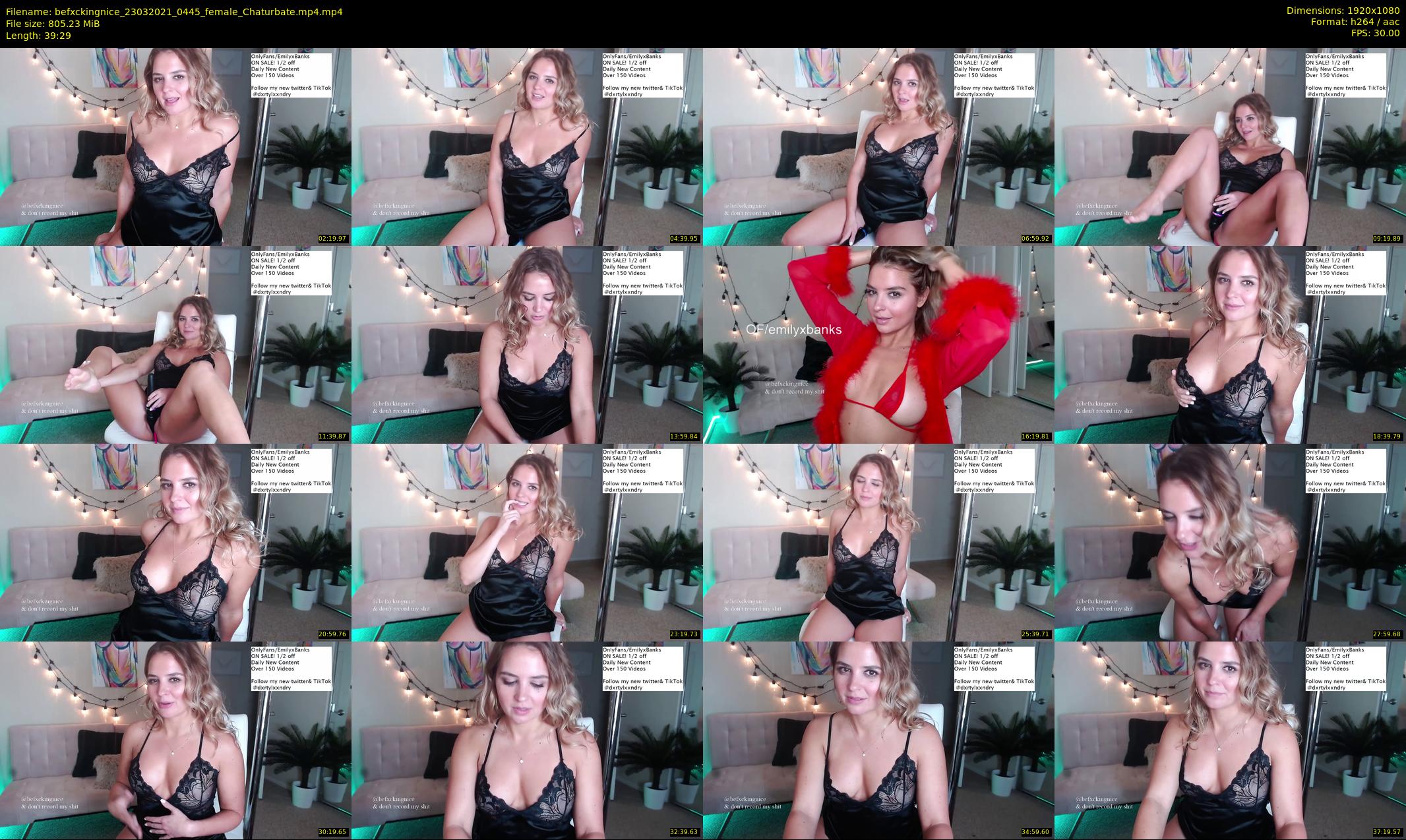 befxckingnice — 40 minute Chaturbate female cam show recording, 1080p, Mar 23, 2021