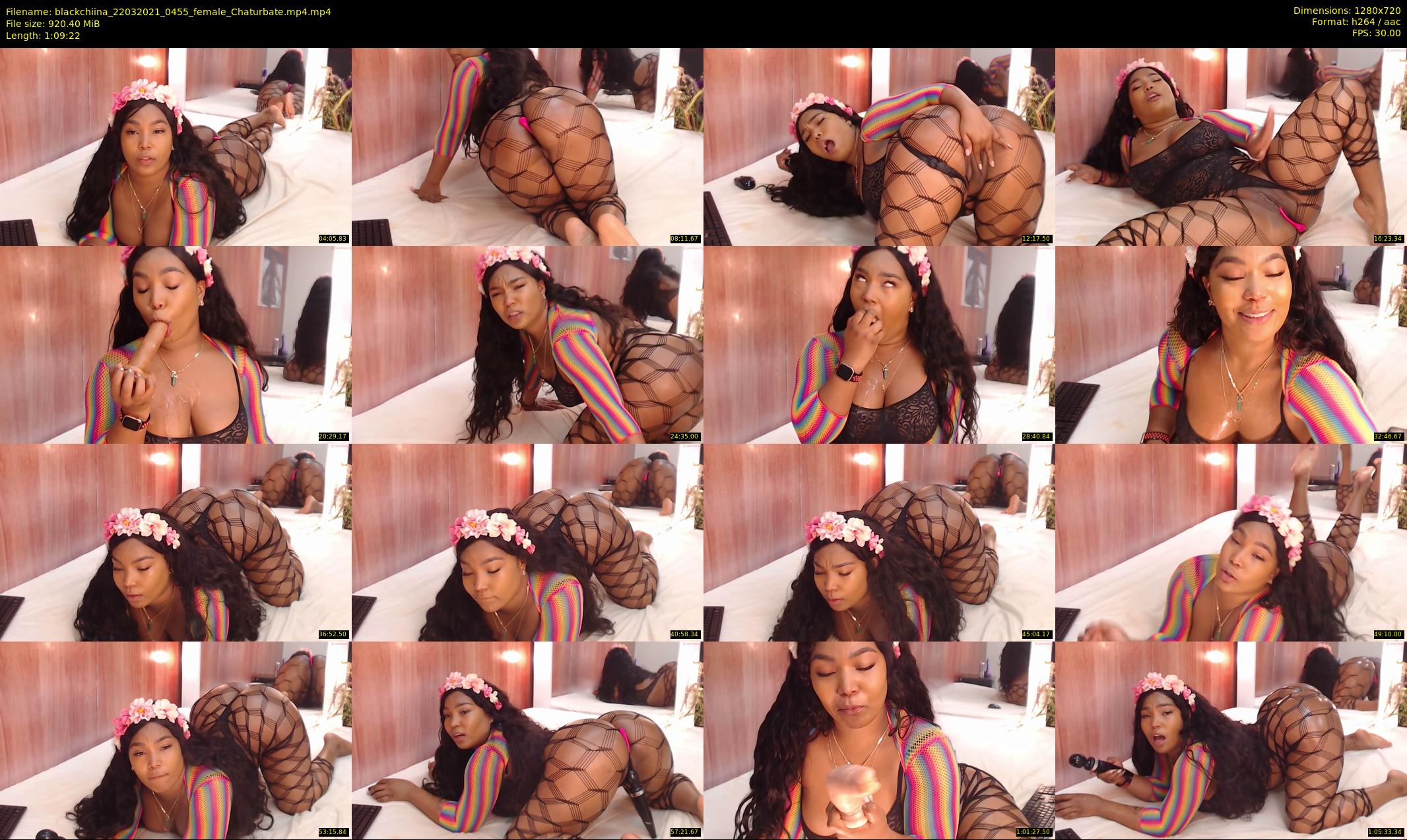 blackchiina — 70 minute Chaturbate female cam show recording, 720p, Mar 22, 2021