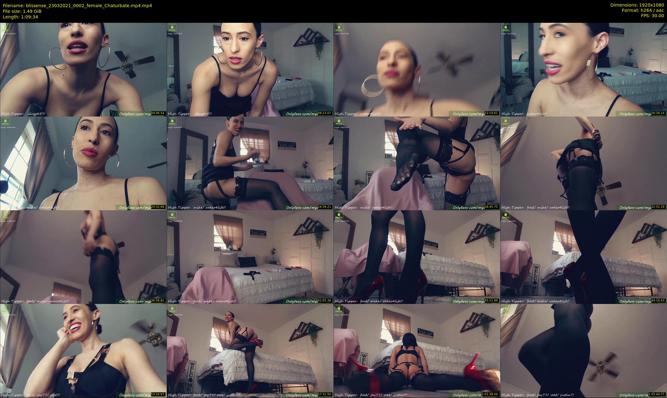 blissense — 70 minute Chaturbate female cam show recording, 1080p, Mar 23, 2021