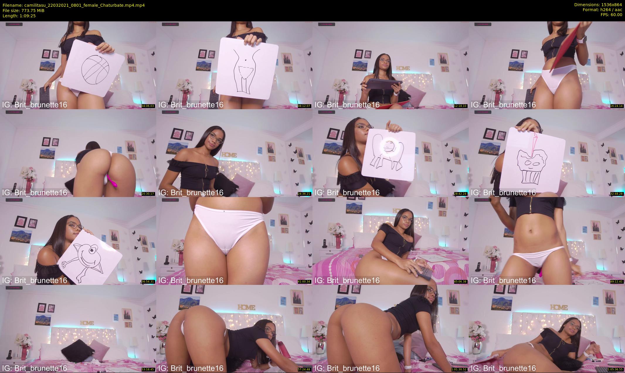 camilitasu — 70 minute Chaturbate female cam show recording, 720p, Mar 22, 2021